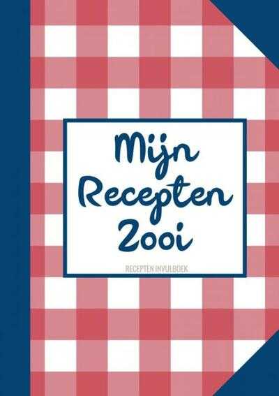 Boek Cadeau - Boek Cadeau Vrouw / Boekcadeau Collega - Recepten Invulboek - Receptenboek - "Mijn Recepten Zooi"