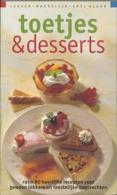Omslag Irene van Blommestein - Toetjes & desserts