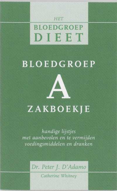 C. Whitney en P. D'Adamo - Bloedgroep A zakboekje