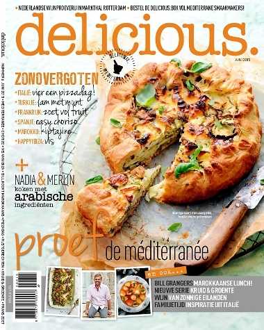 Omslag delicious. magazine - 2015-06
