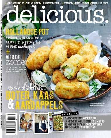 Omslag delicious. magazine - 2015-07