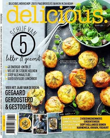 Omslag delicious. magazine - 2016-03