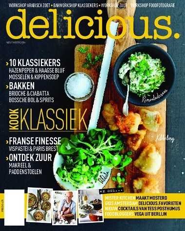 Omslag delicious. magazine - 2016-11
