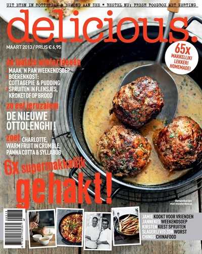 Omslag delicious. magazine - 2013-03